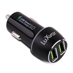 3X Dual Qualcomm 3.0 USB Car Charger