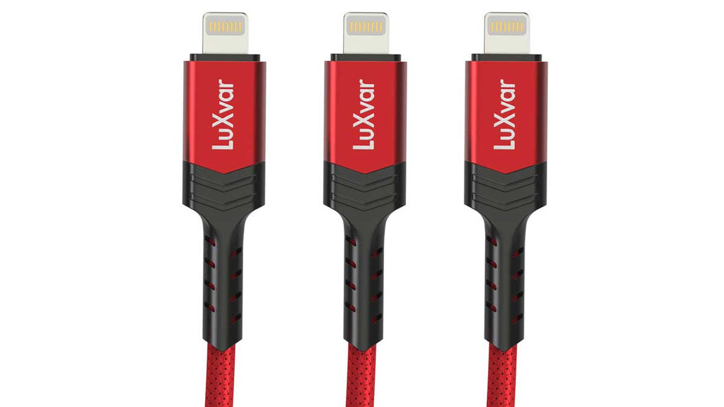 (3) LuXvar Lightning MFI Cables