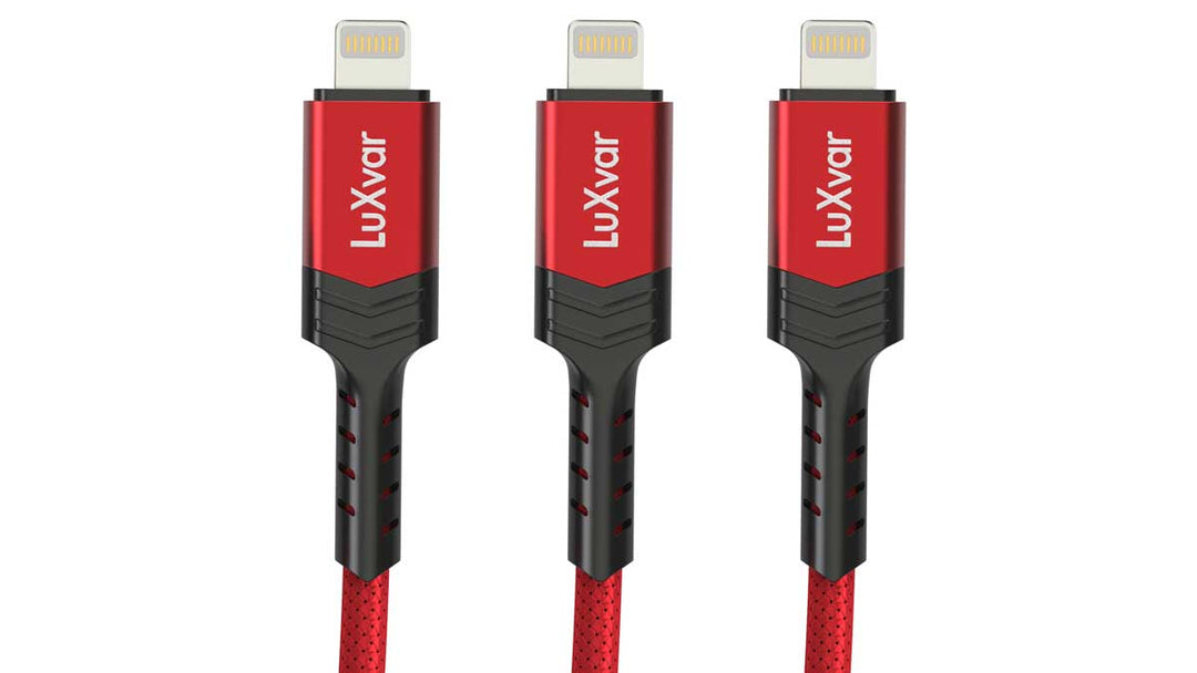 (3) LuXvar Lightning MFI Cables